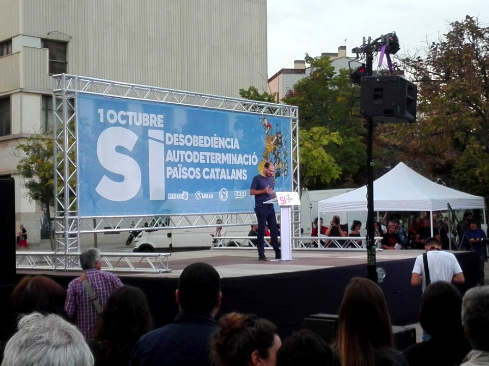 Maties Serracant campaign referendum 1-O 2017 Sabadell