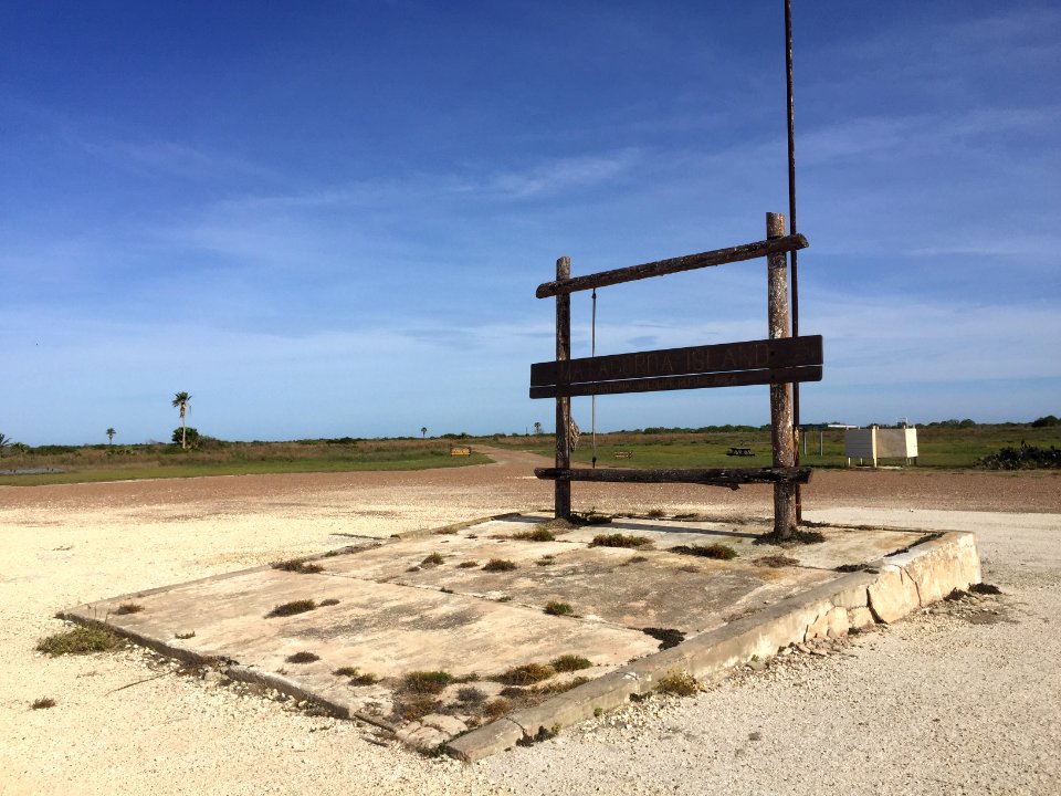 Matagorda island sign 1