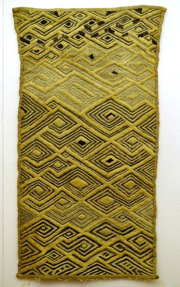 Mat, Shoowa-Kuba, raffia - Linden-Museum - Stuttgart, Germany - DSC03915