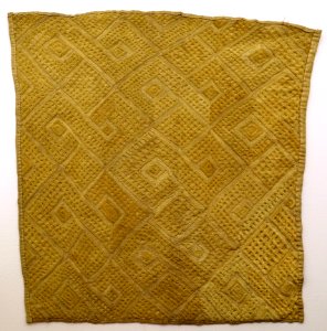 Mat, Bushoong-Kuba of Mushenge, 19th century AD, raffia - Linden-Museum - Stuttgart, Germany - DSC03909