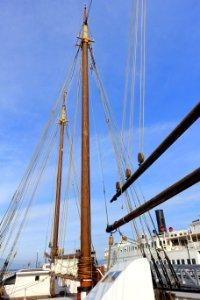 Masts, C.A. Thayer (ship, 1895) - Hyde Street Pier - San Francisco, CA - DSC02167