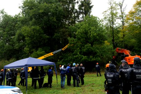 Maulbach forest blockades and protests 2020-10-06 07