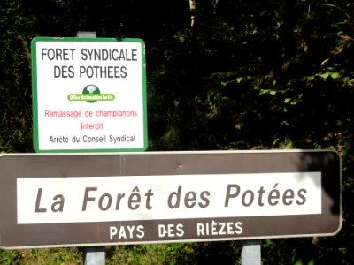Maubert-Fontaine (Ardennes), entrée forêt des Pothées