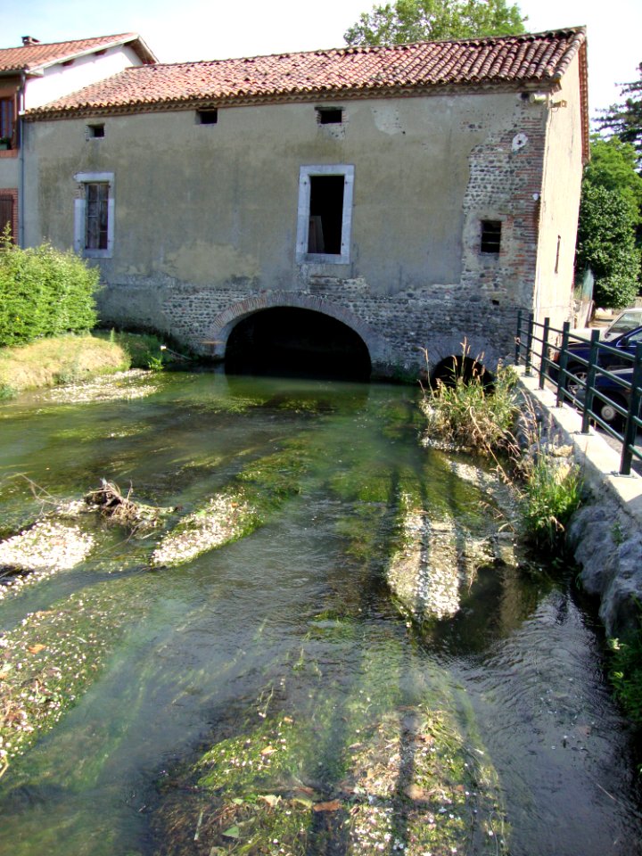 Maubourguet (Hautes-Pyr, Fr) moulin sur l'Adour