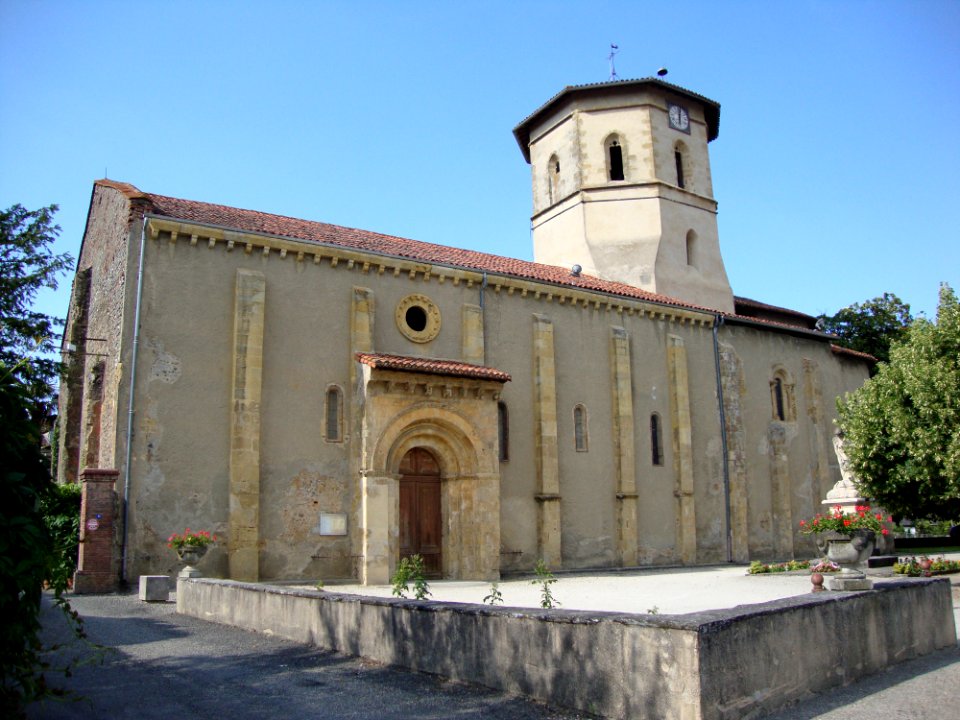 Maubourguet (Hautes-Pyr, Fr) l'église
