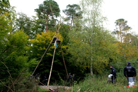 Maulbach forest blockades and protests 2020-10-05 18