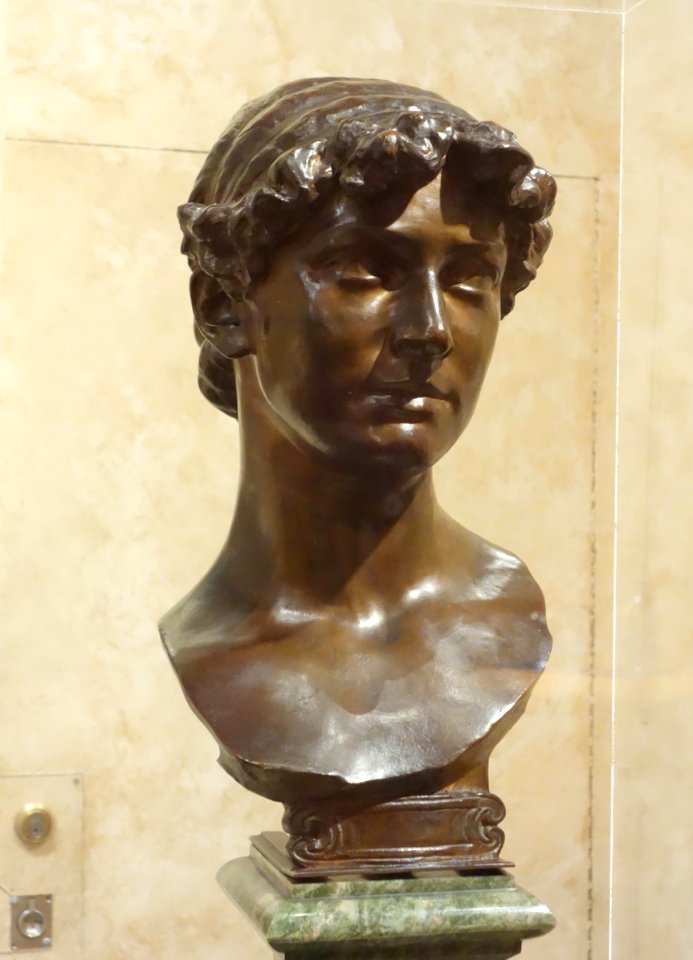 Maud Morgan by Olin Levi Warner, 1880, bronze - Brooklyn Museum - DSC09638