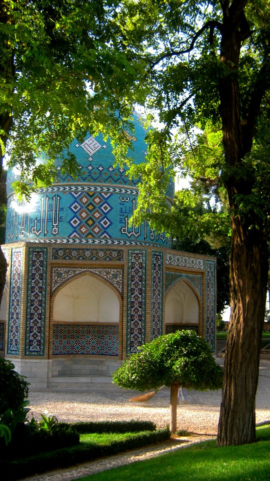 Mausoleum of Attar - Norhthwest view - morning - Nishapur