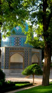 Mausoleum of Attar - Norhthwest view - morning - Nishapur