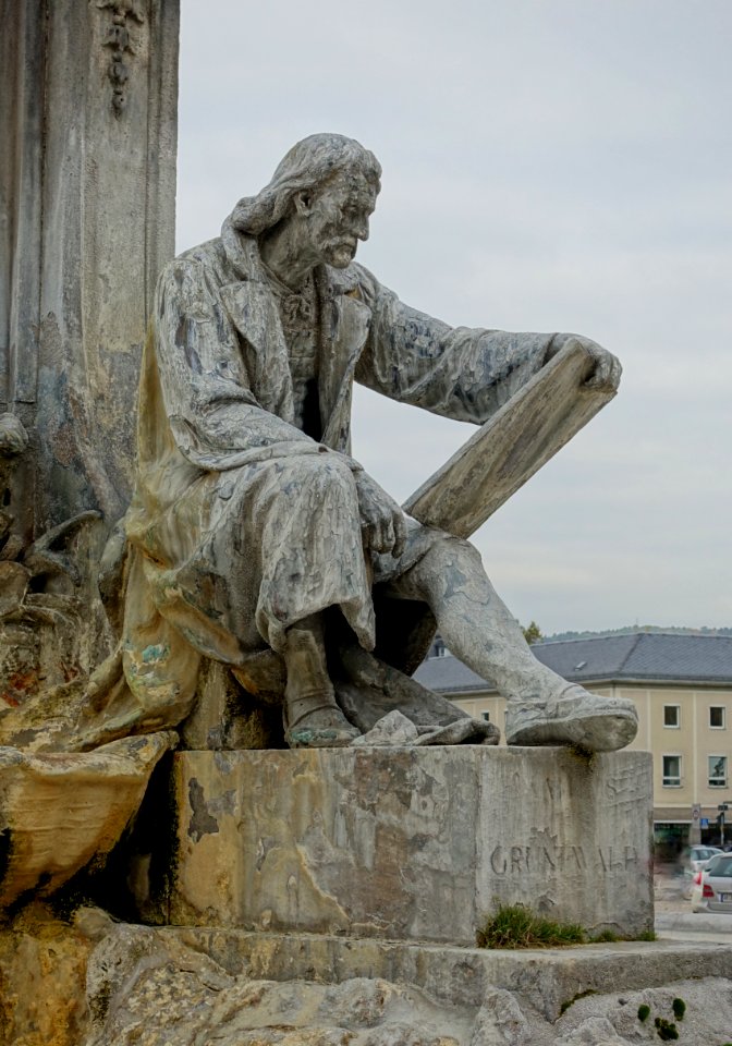 Matthias Grünewald - Frankoniabrunnen - Würzburg, Germany - DSC05284