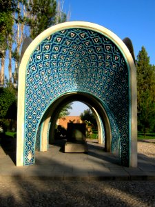 Mausoleum of Kamal al-Molk - Morning - north view - Nishapur 01