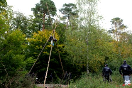 Maulbach forest blockades and protests 2020-10-05 19