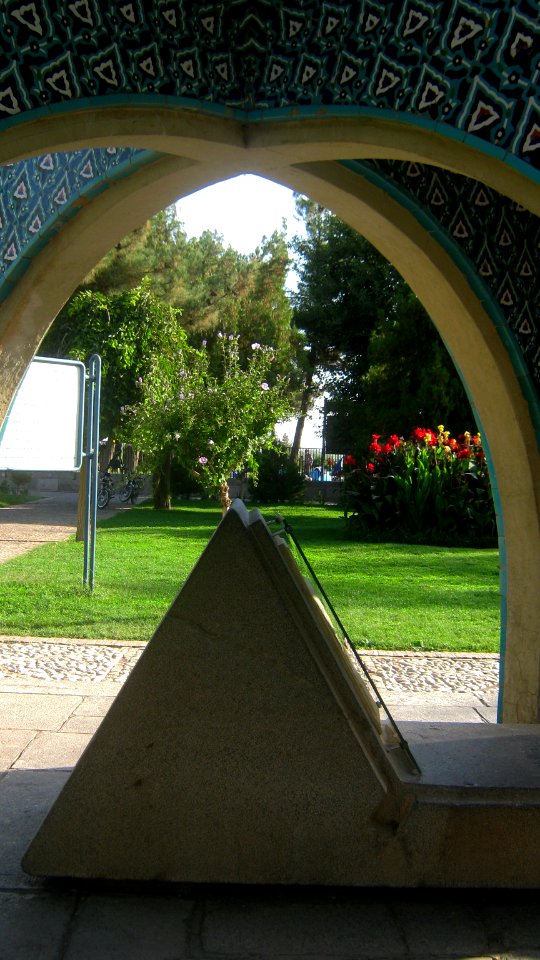 Mausoleum of Kamal al-Molk - Morning - south view - Nishapur 02