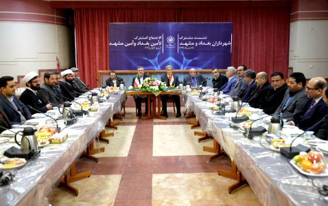 Mayor of Baghdad and Mashhad - meeting (12)