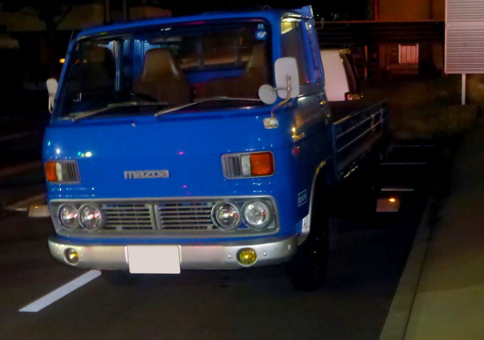 Mazda TITAN I at night front
