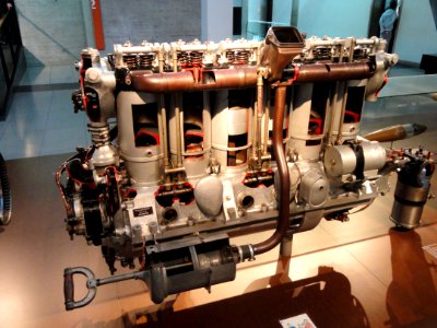 Maybach-Motor Mb IVa - Zeppelin Museum Friedrichshafen - DSC06820