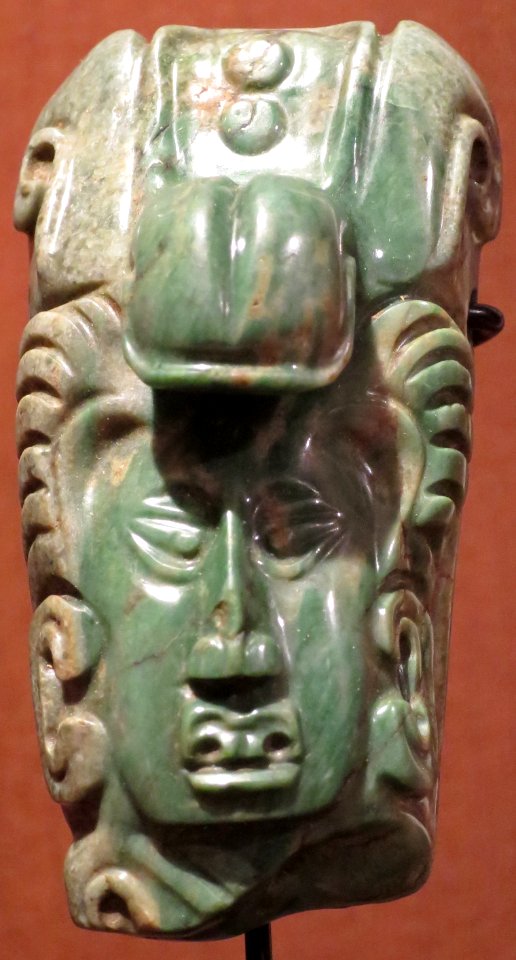 Maya jade pendant, Yucatan, c. 550-950 C.E., long-term loan to the Dayton Art Institute