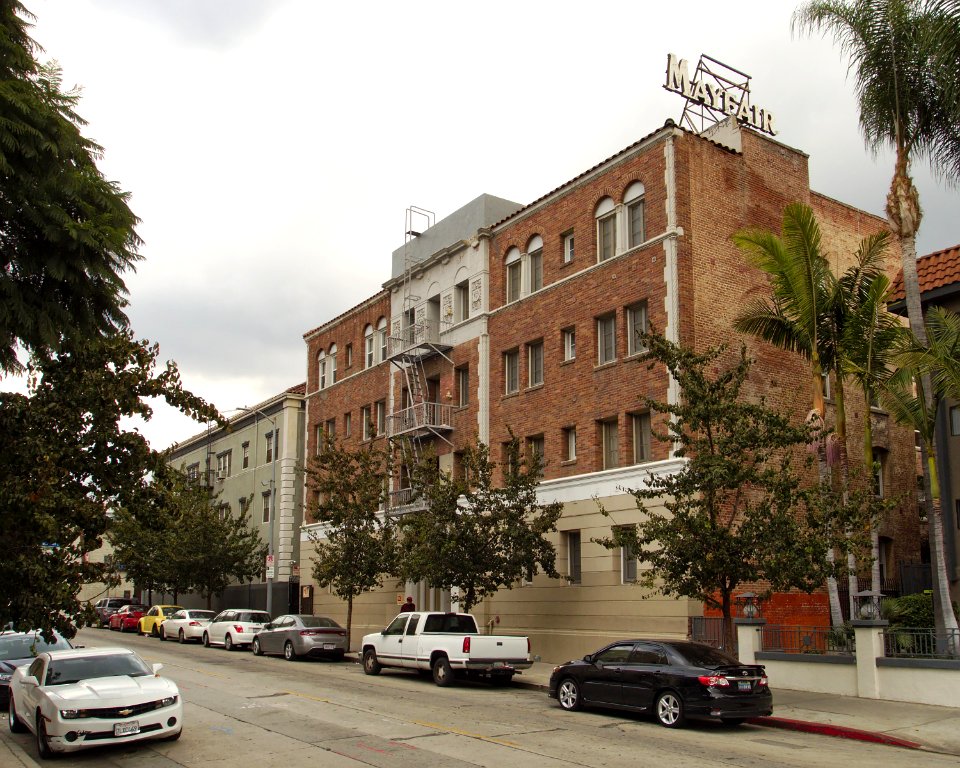 Mayfair Apartments Hollywood view from southwest 2015-11-15