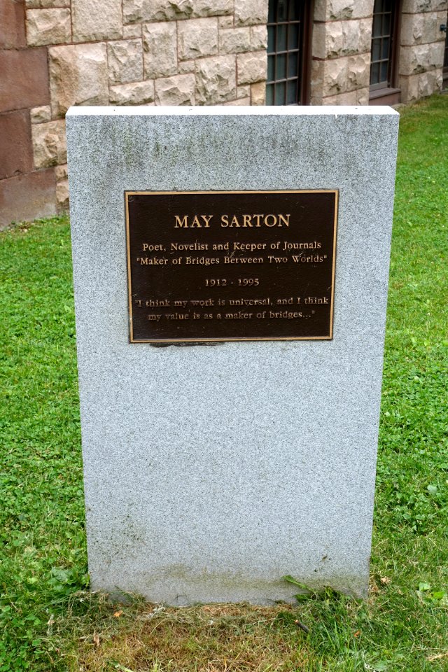 May Sarton memorial - Cambridge Public Library - Cambridge, MA - DSC01614