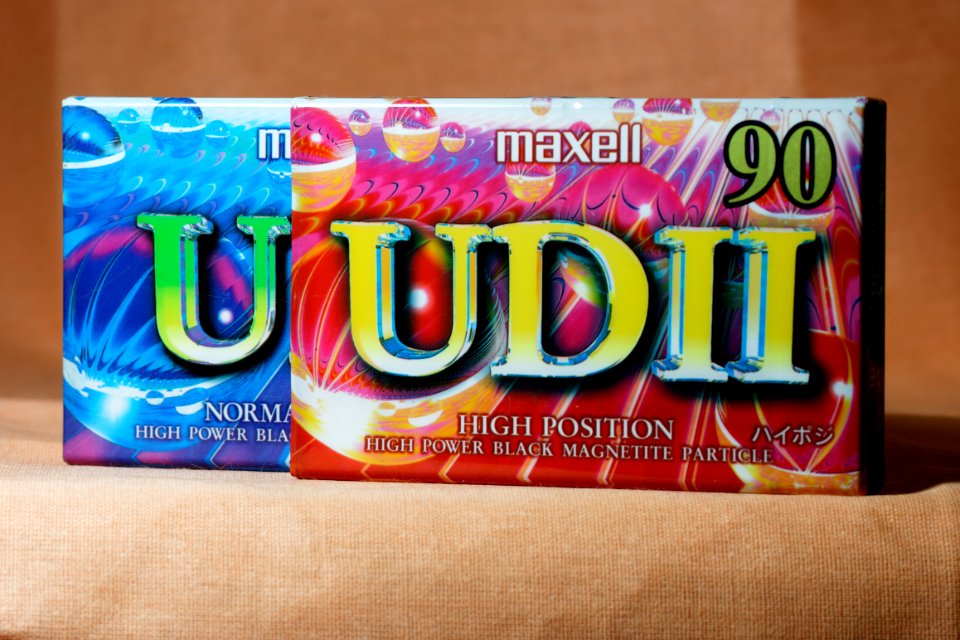 Maxell UDI,UDII 1995-1996 Japanese market (1)