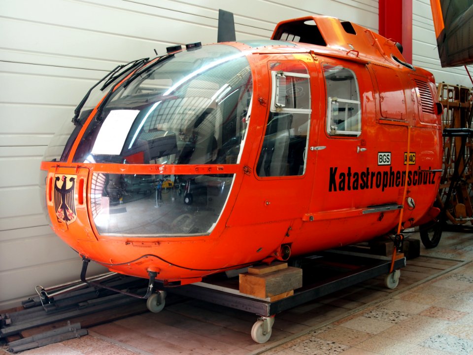 MBB Bo105C - Germany Ministry of Interior - D-HMUY at Flugausstellung Hermeskeil