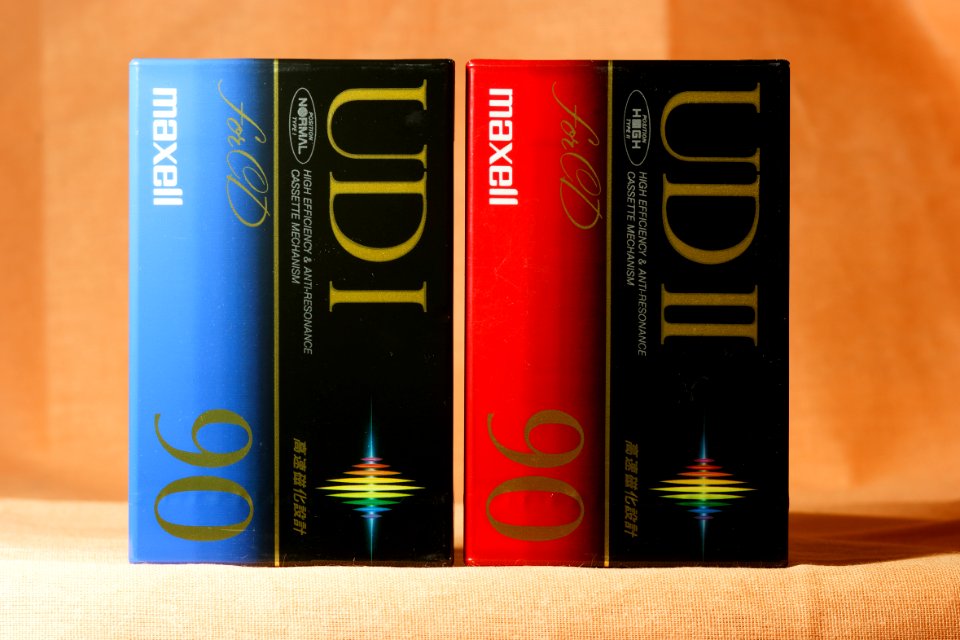 Maxell UDI,UDII 1992-1993 Japanese market (1)