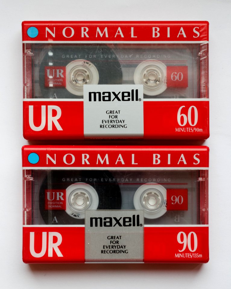 Maxell UR 1996-97, US market, made in Mexico and Korea