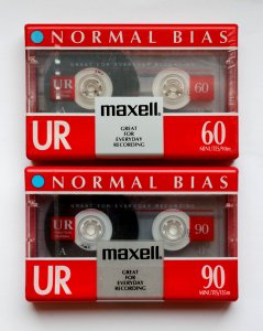 Maxell UR 1996-97, US market, made in Mexico and Korea