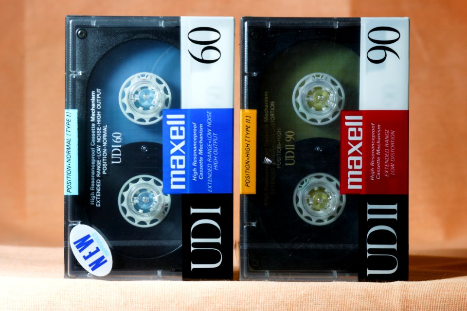 Maxell UDI,UDII 1988 Japanese market(1)