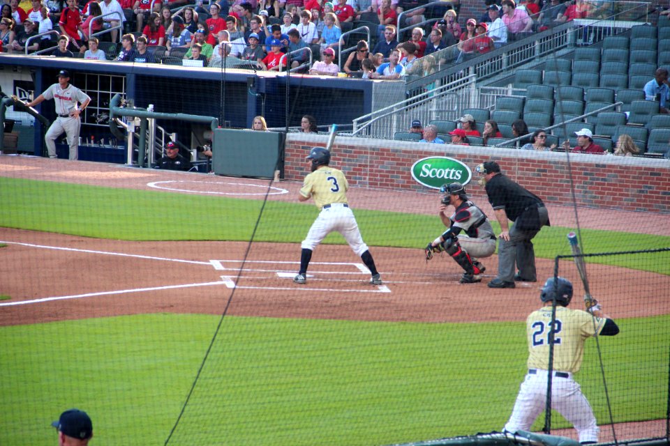 May 2017 GT vs. UGA baseball - Wade Bailey at bat