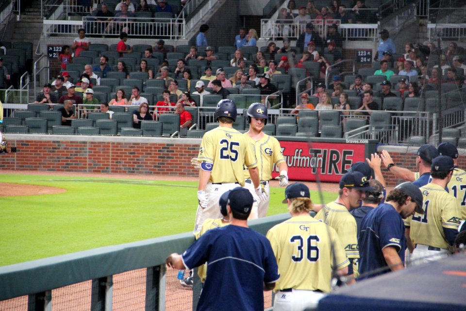 May 2017 GT vs. UGA baseball - Kel Johnson and Coleman Poje