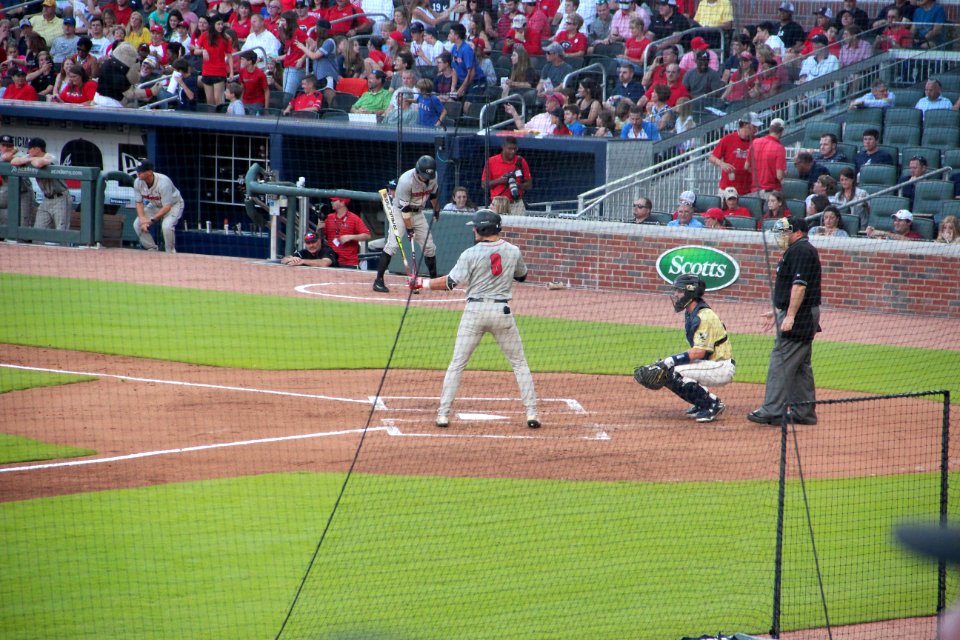 May 2017 GT vs. UGA baseball - Austin Biggar at bat
