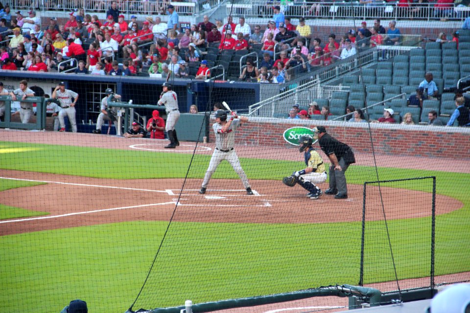 May 2017 GT vs. UGA baseball - LJ Talley at bat
