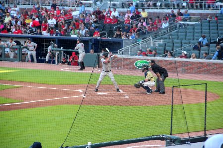 May 2017 GT vs. UGA baseball - LJ Talley at bat