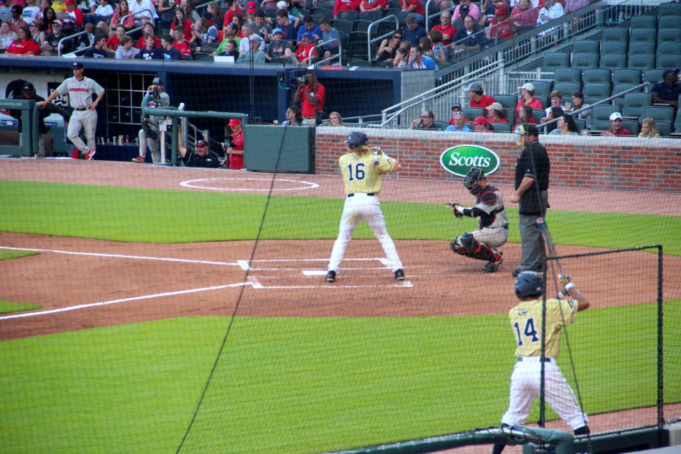 May 2017 GT vs. UGA baseball - Coleman Poje at bat