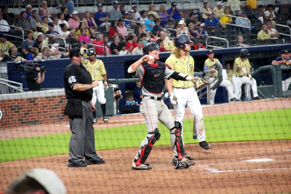 May 2017 GT vs. UGA baseball - Austin Biggar and Coleman Poje 1