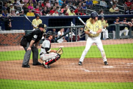 May 2017 GT vs. UGA baseball - Austin Biggar and Coleman Poje 2