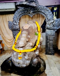 Monolithic Ganesha, Biccavolu, Andhra Pradesh - 07