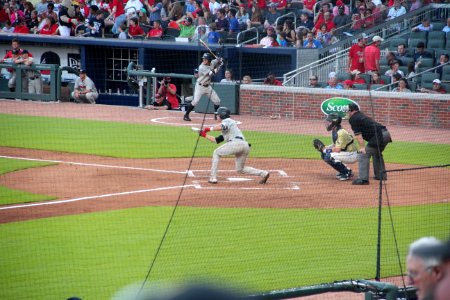 May 2017 GT vs. UGA baseball - Austin Biggar bunt attempt