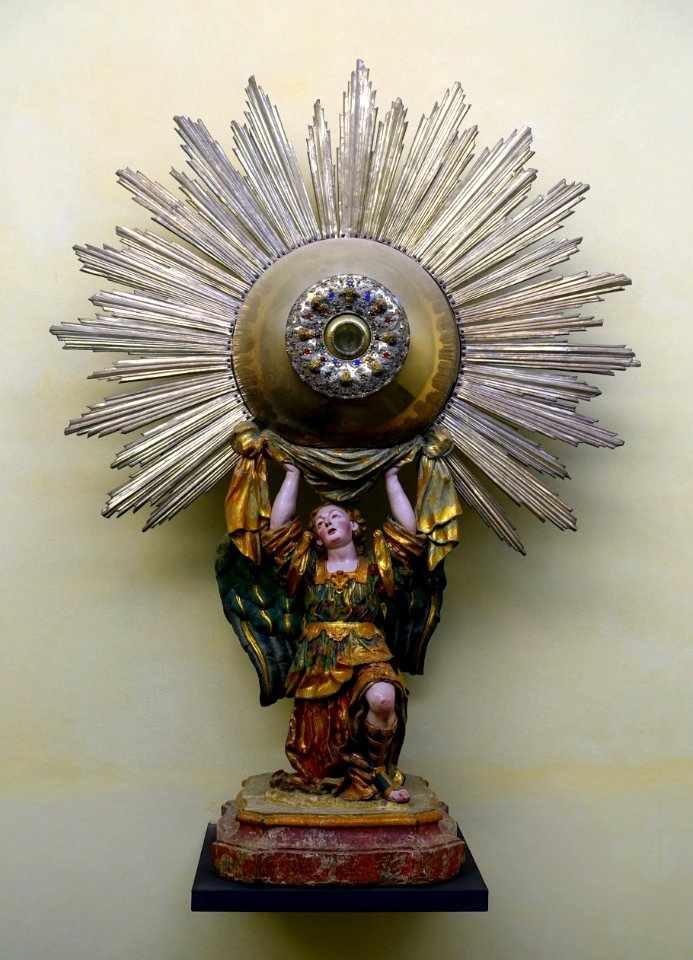 Monstrance from the Convento do Sacramento de Alcantara, Lisbon, LRP, 1700-1750 - Museu Nacional de Machado de Castro - Coimbra, Portugal - DSC00127