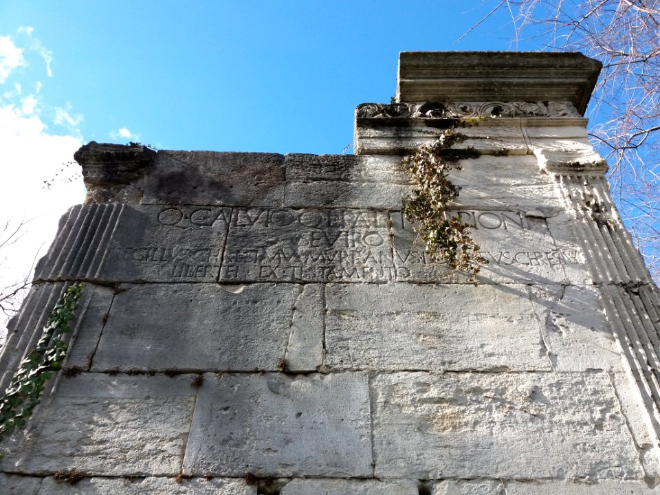 Montée de Choulans - Mausolée de Turpio - Inscription