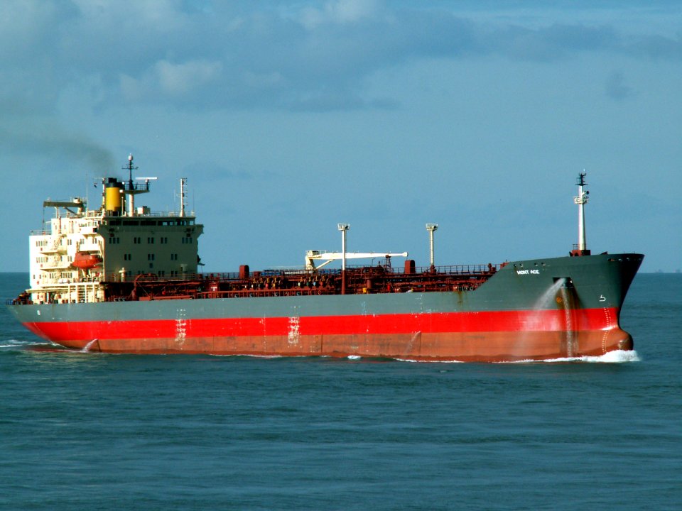 Mont Ace p3 approaching Port of Rotterdam, Holland 11-Feb-2006
