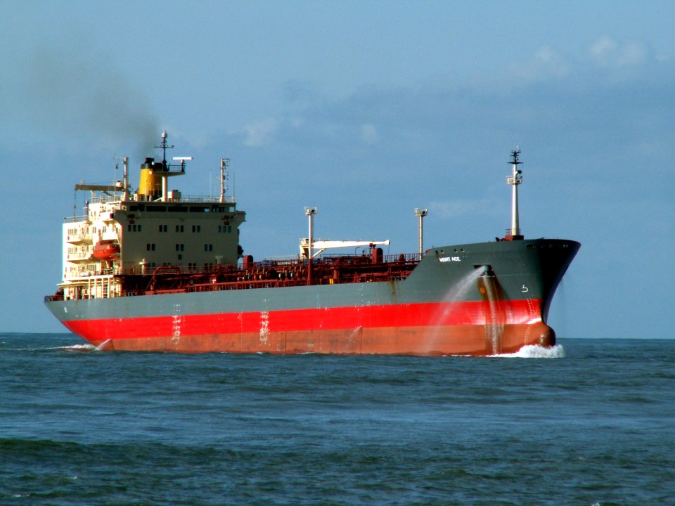 Mont Ace p2 approaching Port of Rotterdam, Holland 11-Feb-2006
