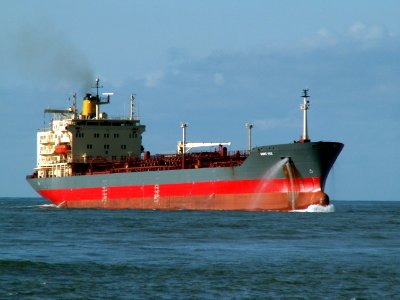 Mont Ace p2 approaching Port of Rotterdam, Holland 11-Feb-2006
