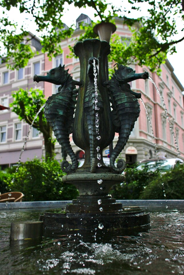 Architecture decoration water
