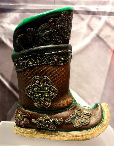 Mongolian child boot, 2005-2006 - Bata Shoe Museum - DSC00355