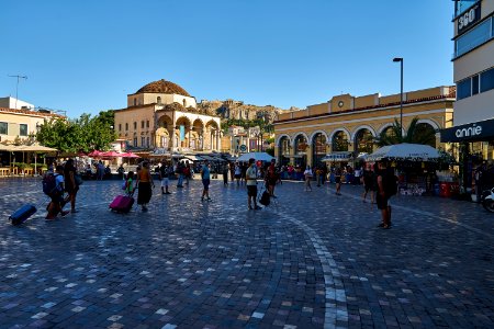 Monastiraki Square on July 10, 2020