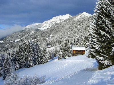 Montafon austria alpine photo