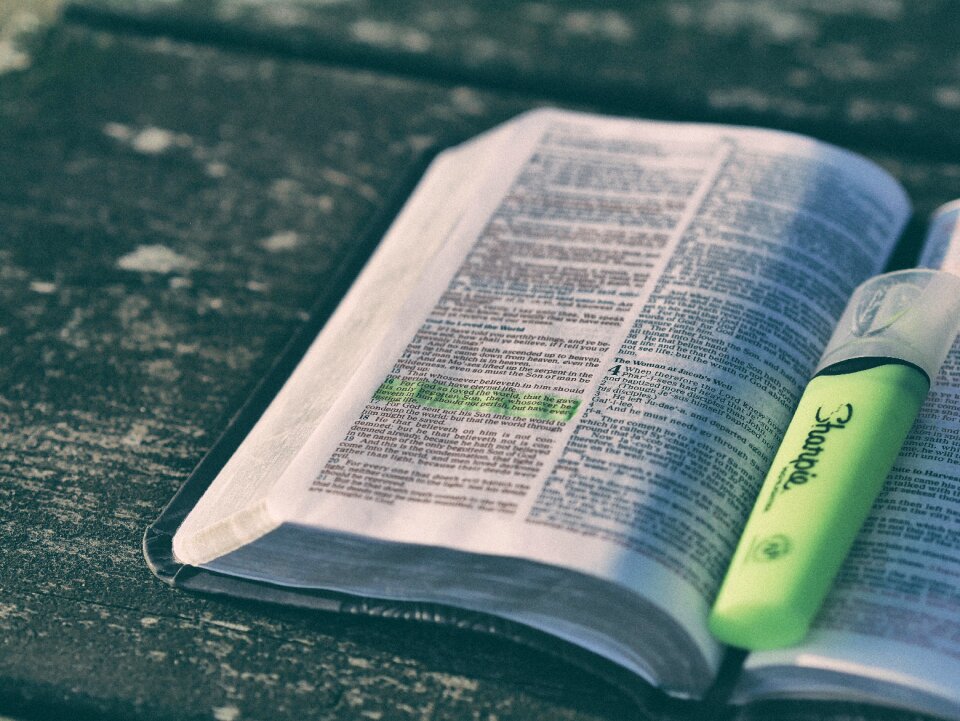 Highlighter page text
