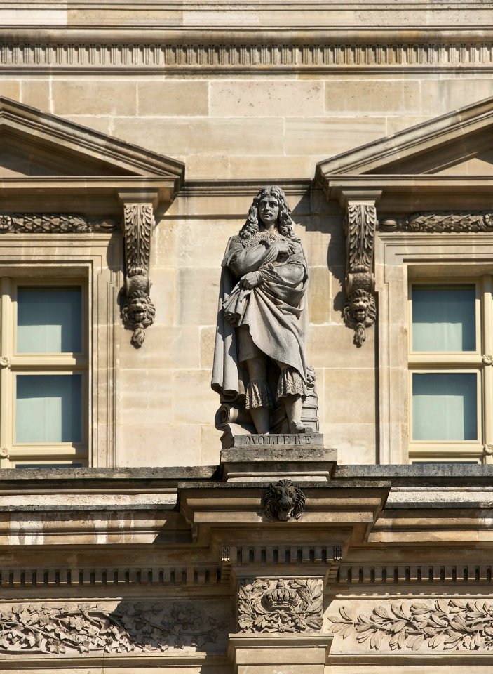 Molière Bernard Seurre Louvre cour Napoléon